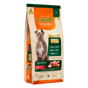 Ração Special Dog Ultralife Gold Performance Carne e Frango para Cães Adultos 20 kg